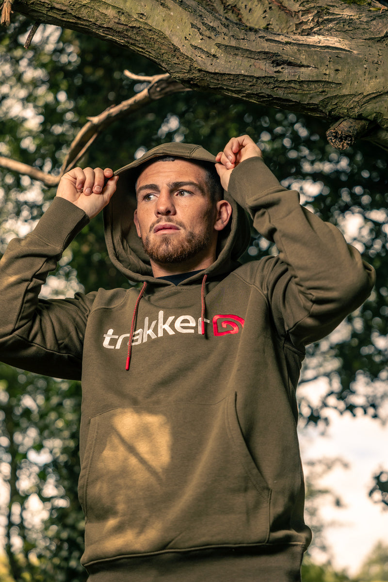 Carica immagine in Galleria Viewer, Felpa con Cappuccio Trakker Logo Hoody
