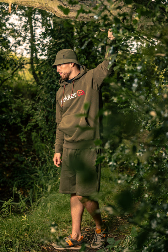 Felpa con Cappuccio Trakker Logo Hoody