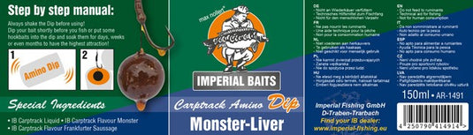 Ib Carptrack Amino Dip Monster-Liver - 150ml