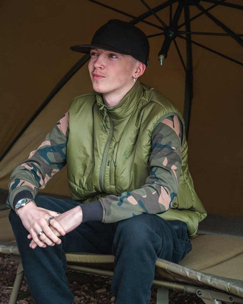 Carica immagine in Galleria Viewer, Fox Olive Quilted 100 Gilet

