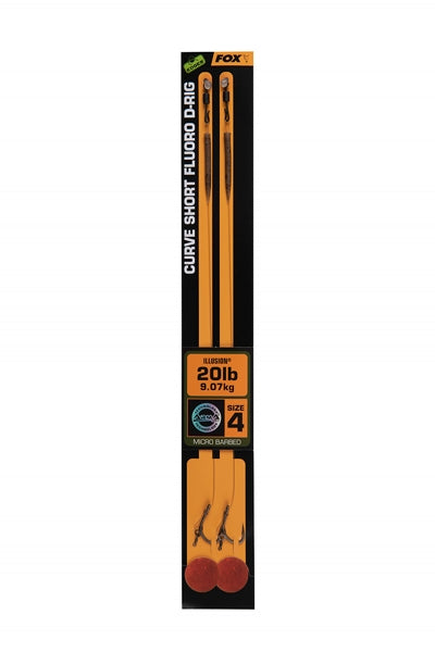 Fox Edges™ Curve Short Flouro D-Rigs