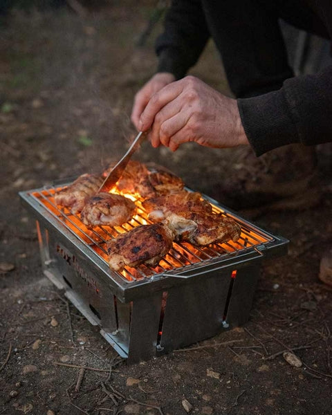 Fox Cookware Foldable BBQ - Barbecue Pieghevole Compatto per Carpfishing