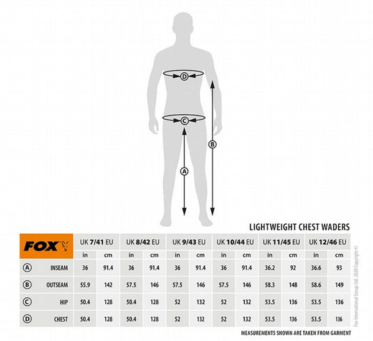 Fox Camo Lightweight Waders
