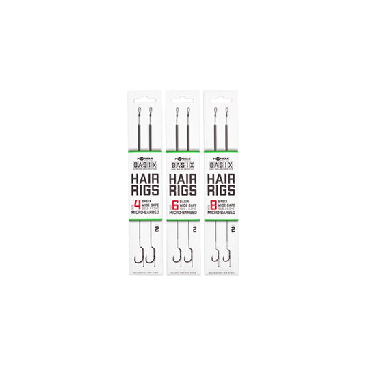 Korda Basix Hair Rigs Wide Gape - Micro Barbed