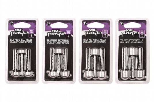 Fox Rage Super Screw Jig Heads