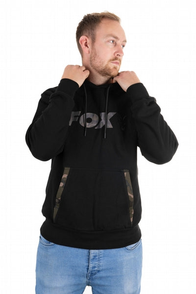 Fox Black/Camo Print Hoody Tg S