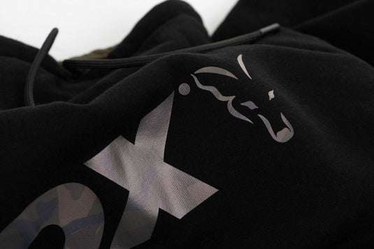 Fox Black/Camo Print Hoody Tg S