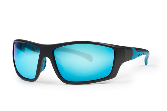 Salmo Black Sunglasses Grey Ice Blue Lens
