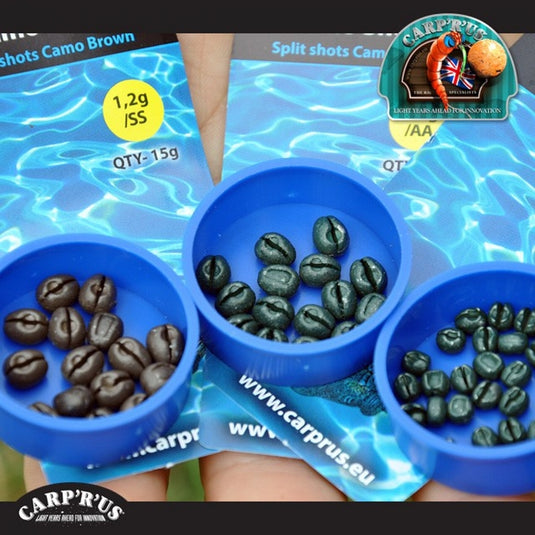 Carp'r'us Camo Shotz - Brown - 0,4g - 0,9g - 1,2g