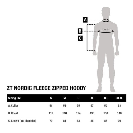 Kevin Nash Zero Tolerance Nordic Fleece Zipped Hoody