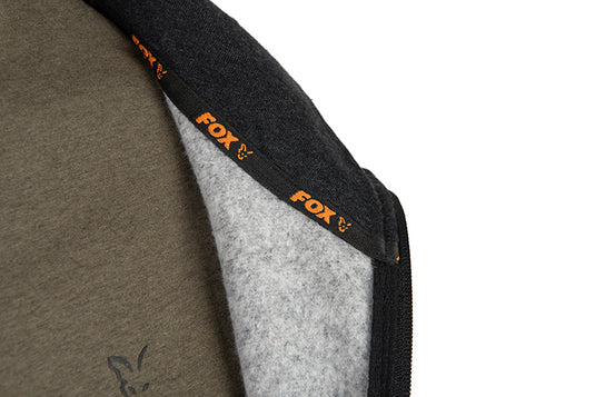 Fox Collection Lw Hoody Black & Orange