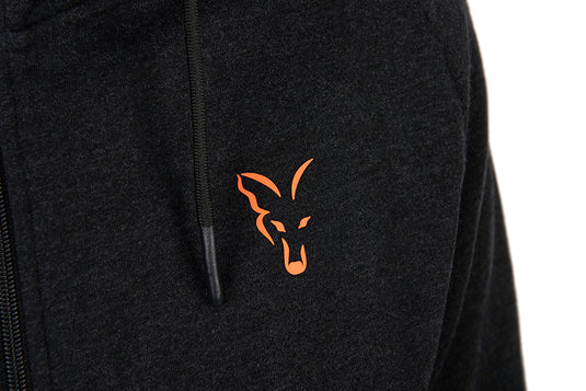Fox Collection Lw Hoody Black & Orange