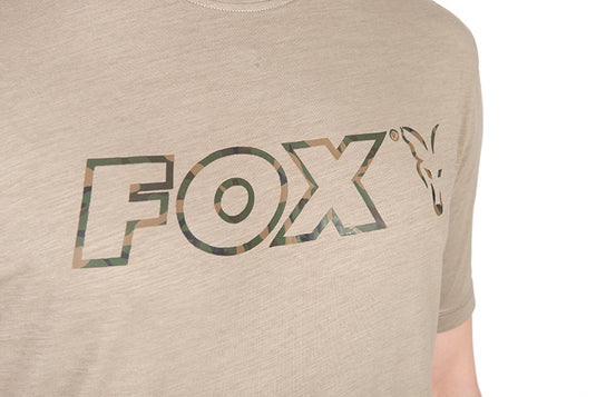 Fox Ltd Lw Khaki Marl T-Shirt