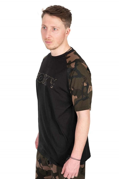 Carica immagine in Galleria Viewer, Fox Black/Camo Outline T-Shirt
