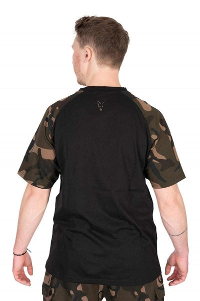 Carica immagine in Galleria Viewer, Fox Black/Camo Outline T-Shirt
