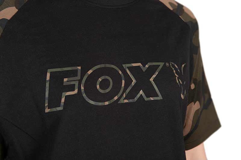 Carica immagine in Galleria Viewer, Fox Black/Camo Outline T-Shirt
