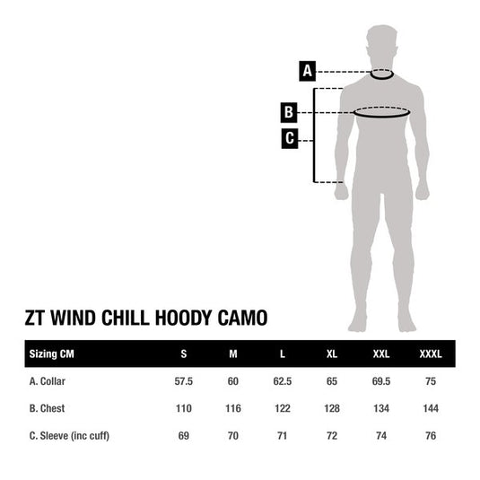 Kevin Nash Zt Wind Chill Hoody Camo