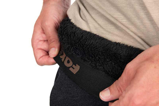 Fox Collection Sherpa Joggers Black/Orange