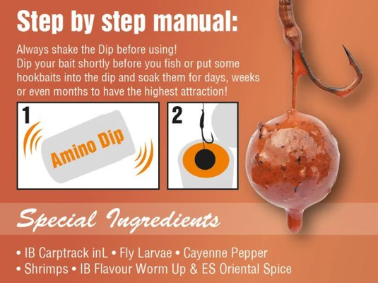 Ib Carptrack Amino Dip Worm Up 150ml
