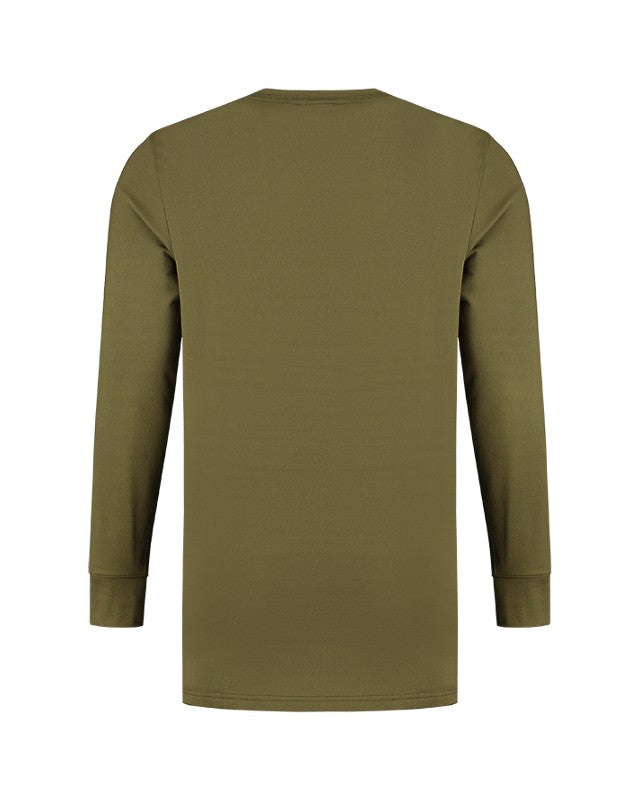 Carica immagine in Galleria Viewer, KORDA MOCK NECK THERMAL LS SHIRT DARK OLIVE

