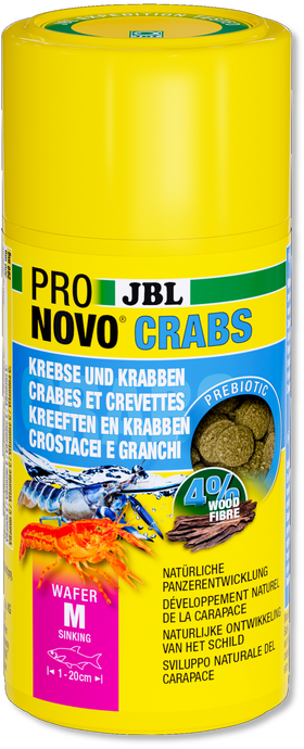 JBL ProNovo Crabs Wafer M - Mangime per Crostacei e Gamberetti