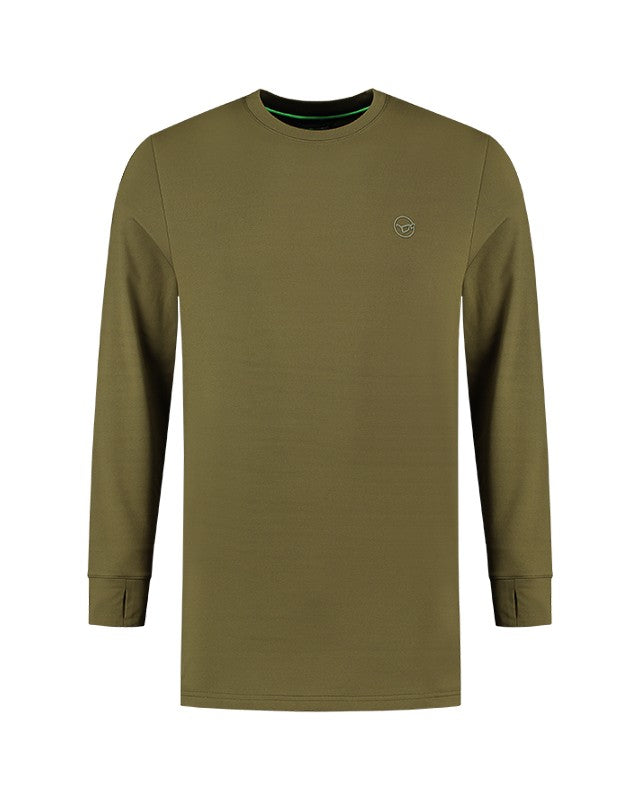 Carica immagine in Galleria Viewer, KORDA MOCK NECK THERMAL LS SHIRT DARK OLIVE
