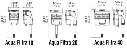 Sicce Aqua Filtra - Filtro Hang-On per Acquari
