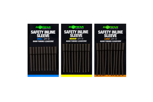 KORDA Inline Safety Sleeve Nano Tubing / Leadcore / Manicotto sicurezza piombi inline