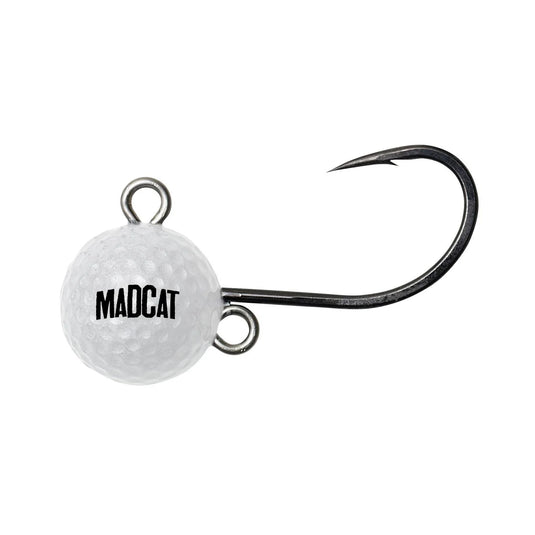 Madcat Golf Ball Hot Ball Jighead MADCAT - Testina Piombata con Dimples