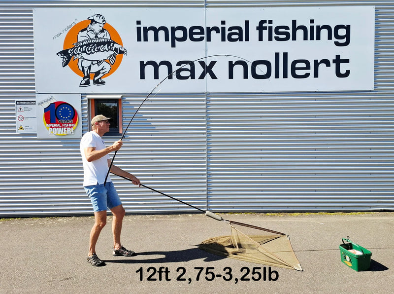 Laden Sie das Bild in Galerie -Viewer, Imperial Fishing Max Nollert "Temptation Mk IV" 12ft 3,25/2,75lb -
