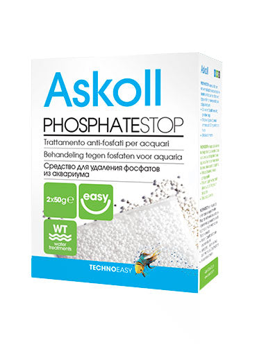 Askoll Phosphate Stop - Trattamento Anti-Fosfati per Acquari 2x50g