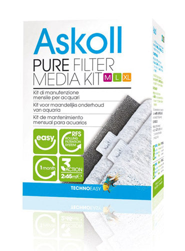Askoll Pure Filter Media Kit M L XL - Ricambio Materiali Filtranti