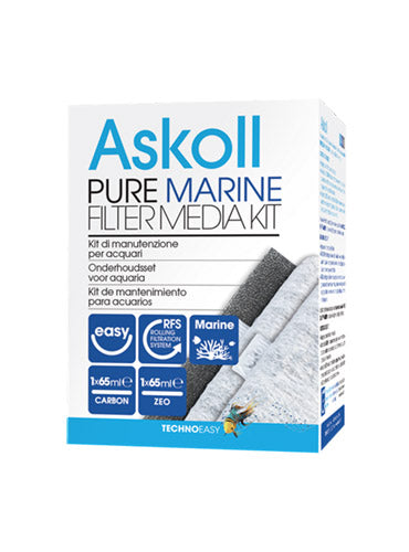 Askoll Pure Filter Media Kit Marino - Ricambio Materiali Filtranti Acqua Marina