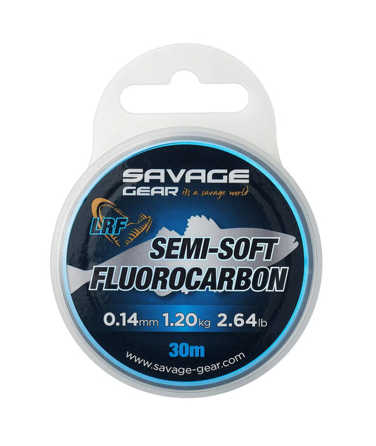 Savage Gear Semi-Soft Fluorocarbon LRF / Terminale in Fluorocarbon per Microesche