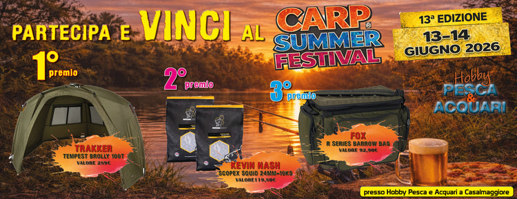 Partecipa e Vinci al Carp Summer Festival