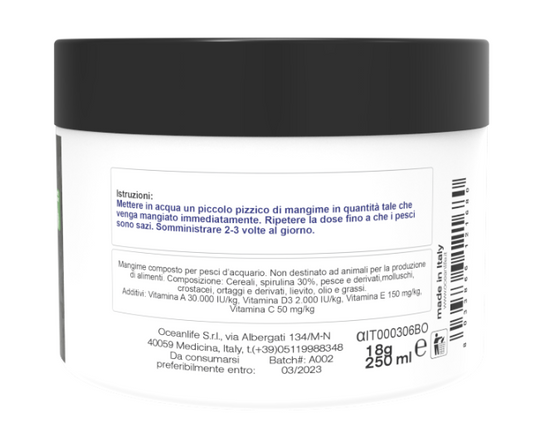 OCEANLIFE SPIRULINA FLAKES 250ML
