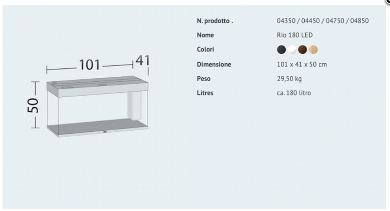 Carica immagine in Galleria Viewer, JUWEL RIO 180 LED Grigio
