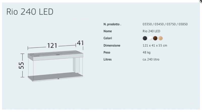 Carica immagine in Galleria Viewer, JUWEL RIO 240 LED Grigio
