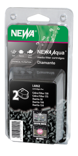 NEWA Aqua Diamante - Cartuccia Carbone Attivo per Filtri DUETTO e COBRA