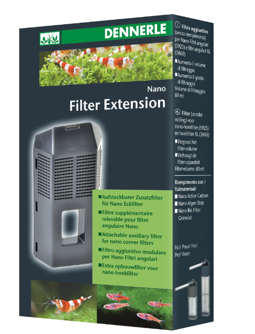 Dennerle Nano Filter Extension - Filtro Aggiuntivo per Filtro Angolare Nano