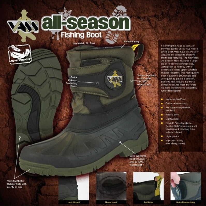 Load image into Gallery viewer, Vass &#39;All-Season&#39; Fishing Boot
