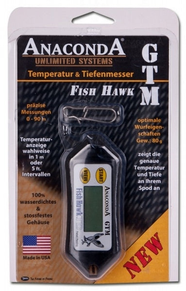 Anaconda GTM Fish Hawk - Termometro Digitale Professionale per Carpfishing