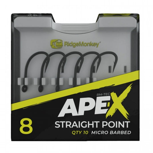 Ridge Monkey Ape-X Medium Curve Hooks Barbed