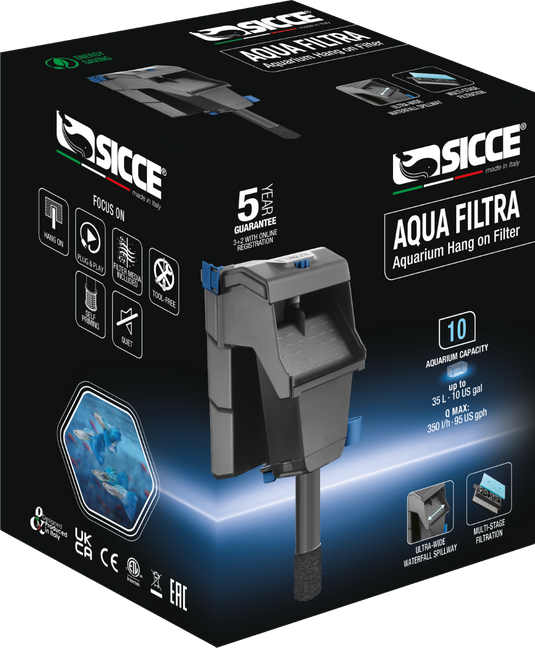 Sicce Aqua Filtra - Filtro Hang-On per Acquari