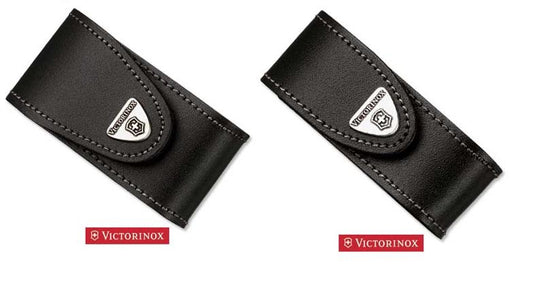 Astuccio In Pelle Nero Per Multiuso 91mm