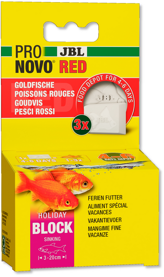 JBL ProNovo Red Holiday - Mangime da Vacanza 2 Settimane