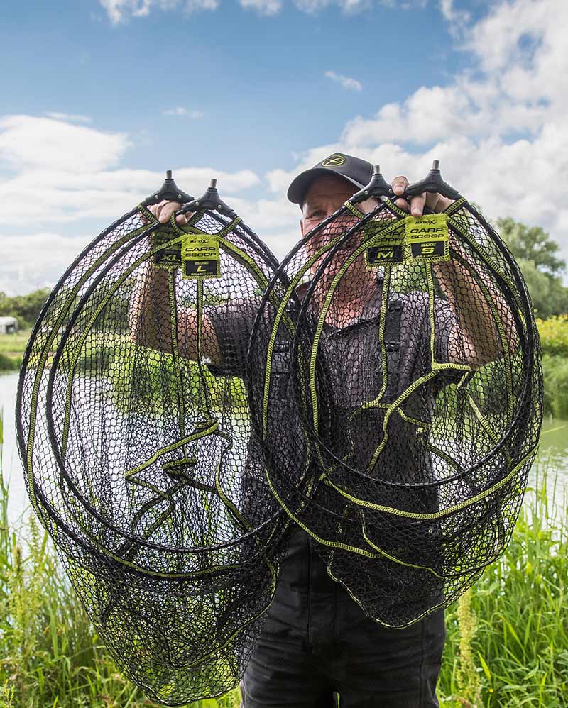 Laden Sie das Bild in Galerie -Viewer, Matrix Carp Scoop Landing Net - Testa per Guadino Carpfishing
