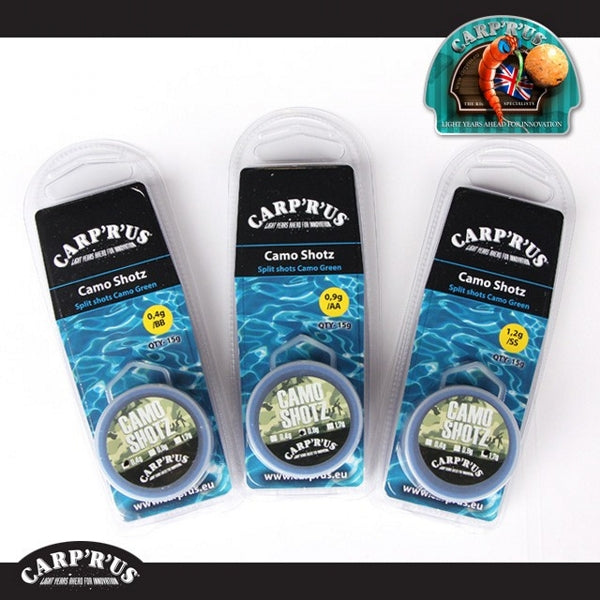 Carp'r'us Camo Shotz - Green - 0,40g - 0,90g - 1,20g