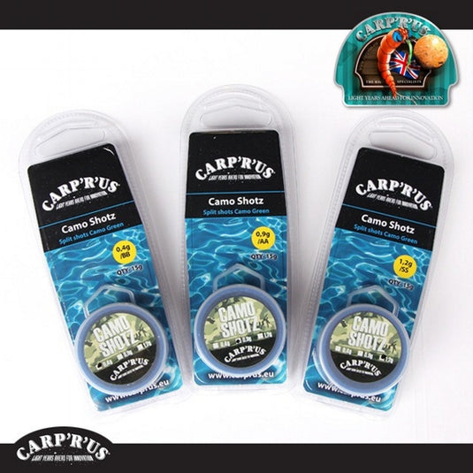 Carp'r'us Camo Shotz - Green - 0,40g - 0,90g - 1,20g