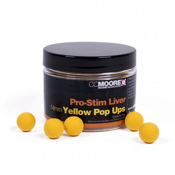 Cc Moore Pro-Stim Liver Yellow Pop Ups